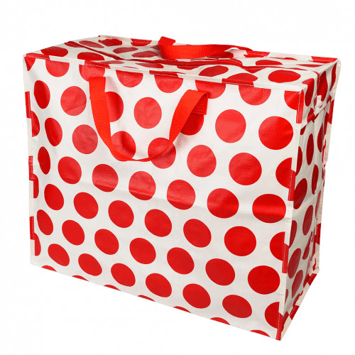 Designer Storage Bag Red Spots
