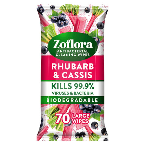 Zoflora Wipes Rhubarb & Cassis