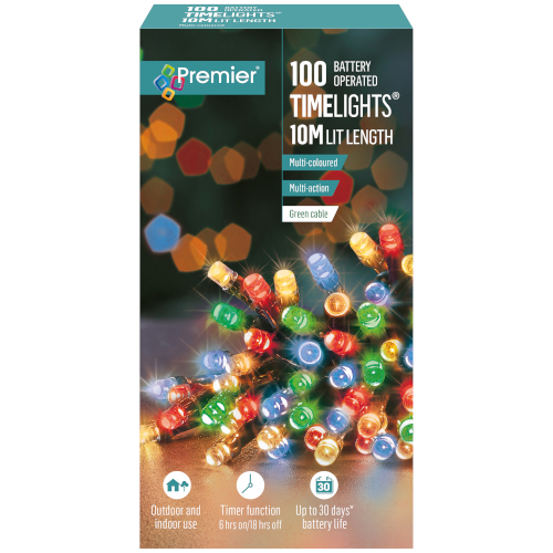 Battery Timelights 100 Multi-Coloured