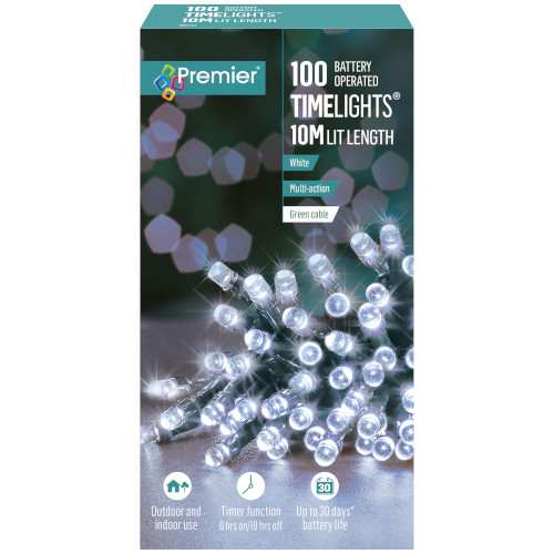Battery Timelights 100 White