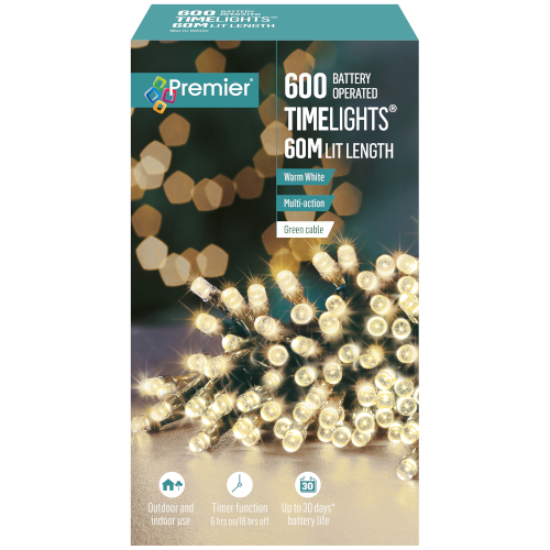 Battery Timelights 600 Warm White