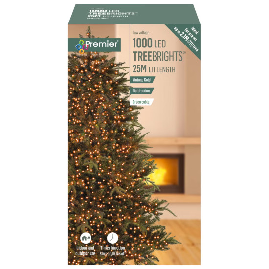 LED Treebrights 1000 Vintage Gold
